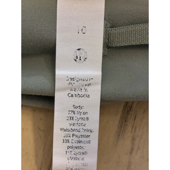 Lululemon Align High Rise Side Pockets Leggings Olive Army Green Soft Yoga Sz 10 - Picture 13 of 13